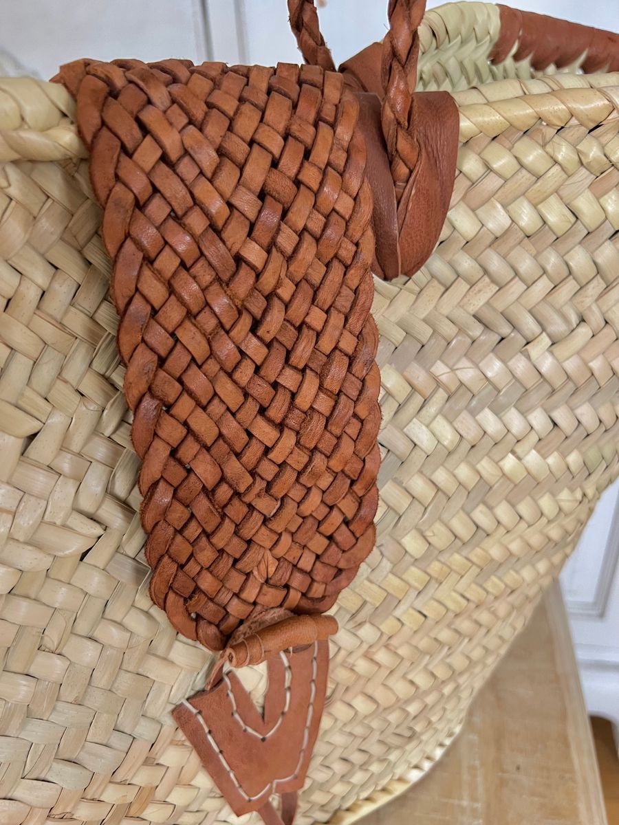 Cassis Stråveske Brun