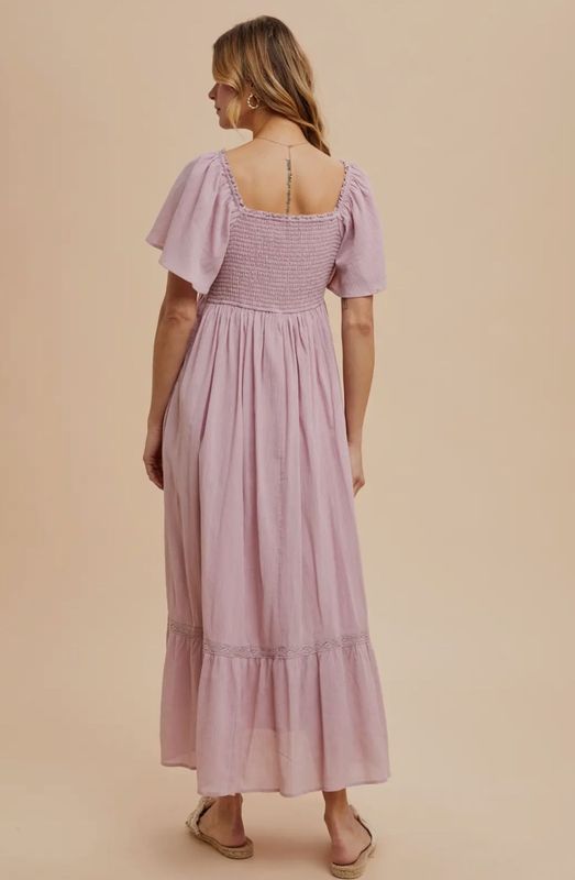 Elodie Kjole Dusty Pink