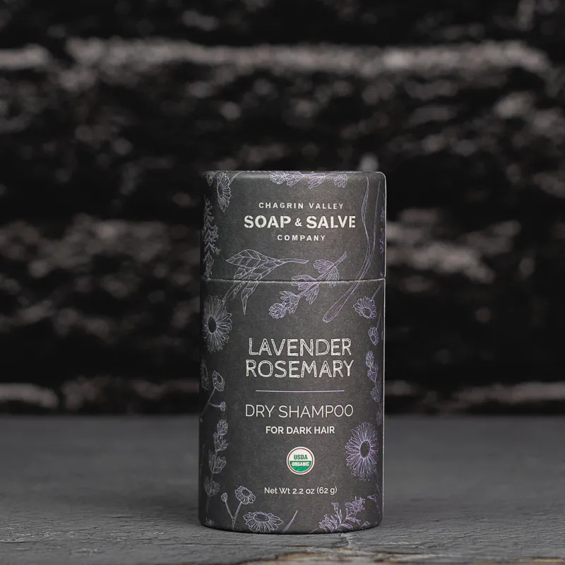 Dry Shampoo Dark Hair Lavender Rosemary