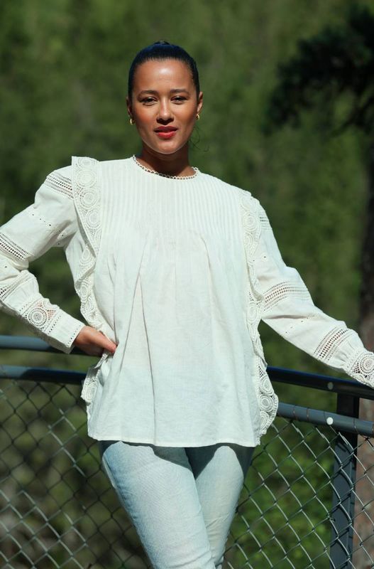 Stina Bluse Hvit