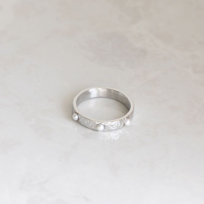 Hovedbilde Pearl Silver Ring
