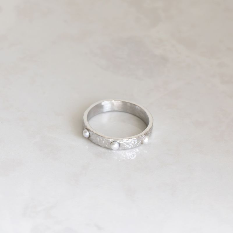 Pearl Silver Ring