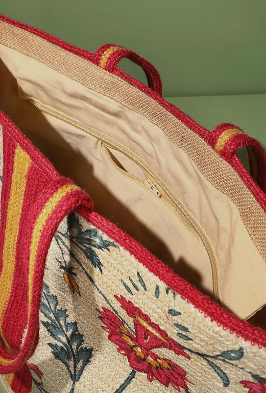 Valencia Jute Tote Bag