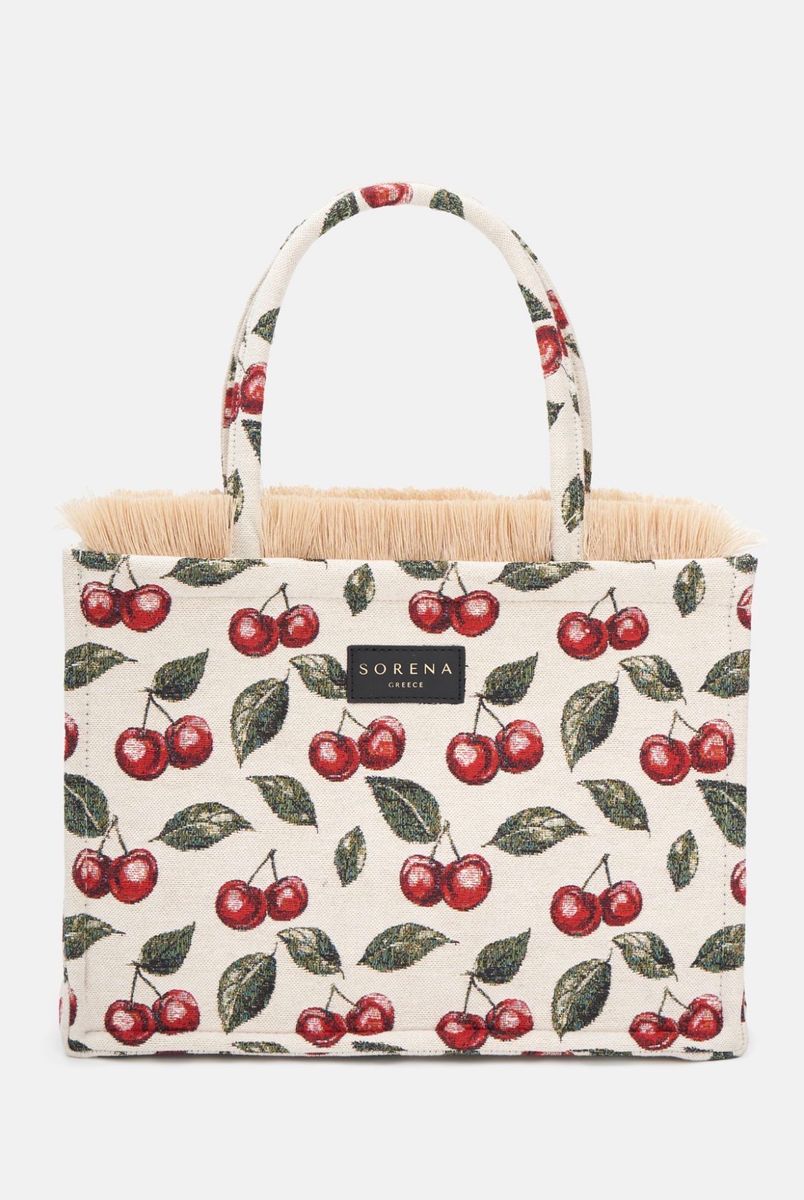 Sorena Cherry Medium Tote Bag