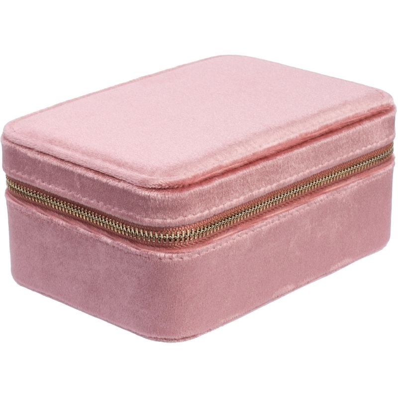 Velvet Jewellery Box Sparkled Rose